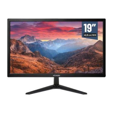 Imagem de Monitor 19' HD LED, 60hz, HDMI, VGA, 3.6ms Preto - MYMAX