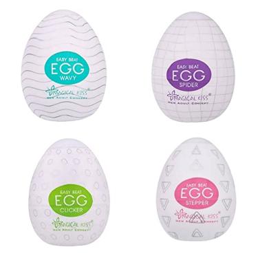 Imagem de Masturbador Masculino EGG Kit com 4 - Spider, Wavy, Stepper e Clicker