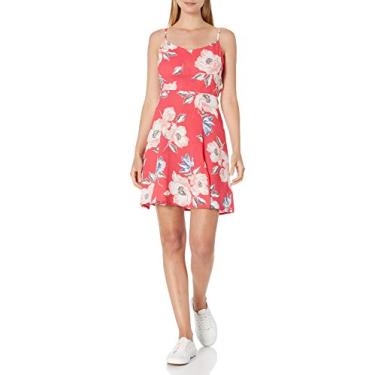 Imagem de French Connection Vestido feminino clássico de crepe leve, Azalea Multi, 12