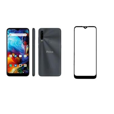 Imagem de Película De Vidro 9H Anti risco 3D 5D 9D Philco Hit P10 6.2