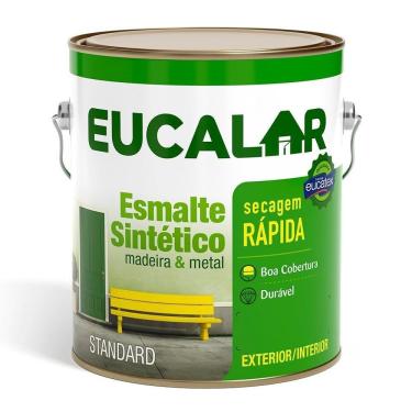 Imagem de Tinta Esmalte Eucalar Brilhante Branco 3600ml