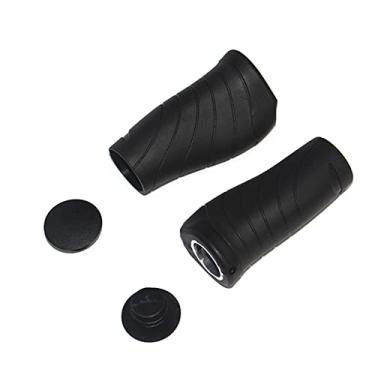Imagem de 1 par de apertos de bicicleta de borracha TPR Mountain Bike Gear Shift Grips Cover para MTB, bicicleta de estrada (90 mm x 22,2 mm)