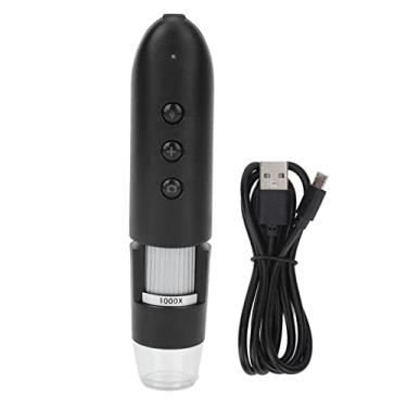 Imagem de Endoscópio De Ampliação Digital Wi-Fi 1000X Para Saúde Do Cabelo, Câmera De Microscópio De Pele Usb Sem Fio Hd Para Salão De Beleza Mulheres Homens