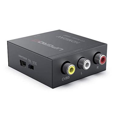 Imagem de UPGROW HDMI para RCA, 1080p HDMI para AV RCA CVBs adaptador de conversor de áudio de vídeo composto suporta PAL/NTSC para TV Stick, Roku, Chromecast, Apple TV, PC, laptop, Xbox, HDTV, DVD-Black (UPGROWHRCA01)