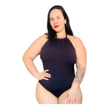 Imagem de Body Regata/Frente Unica/ Alcinha/ Maiô Feminino Plus Size - F&M Store