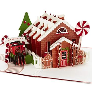 Imagem de Hallmark Cartão de Natal Pop Up Signature Paper Wonder (pão de gengibre)