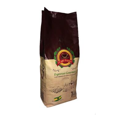 Imagem de Kit 2kg Café Exato Gourmet grão expresso 100% Arábica Torra Média