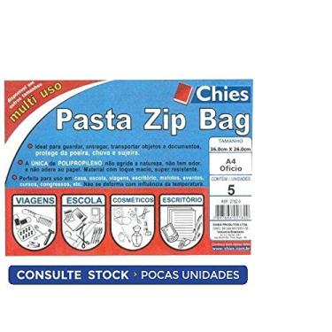 Imagem de Pasta Chies Zip Bag - Ofício / Malote - pacote com 5 unidades 2783-7