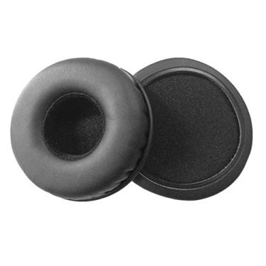 Imagem de Almofadas de ouvido de espuma de poliuretano de substituição Tinksky para AKG K518 K518DJ K518LE K81 SONY MDR-NC6 (preta)
