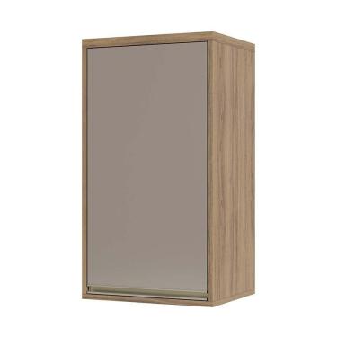 Imagem de Armário Aéreo 40 cm 1 Porta de abrir 1 Prateleira Mel Luciane Móveis