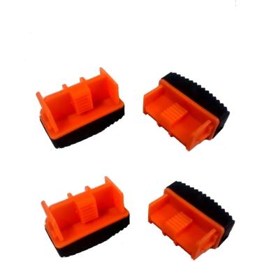 Imagem de Jogo C/ 4 Pes Para Escadas Comerciais / Extensiva Perfil 60 Rp006 - Alulev