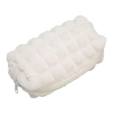 Imagem de Bolsa Cosmética de Grande Capacidade Com Design de Zíper, Bolsa de Higiene de Viagem Elegante e Moderna para Pincéis de Maquiagem, Batons e Pós