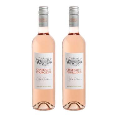 Imagem de Kit 2 Vinhos Château de Pourcieux Provence Rosé França 750ml