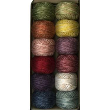 Imagem de Valdani Perle Cotton Conjunto de amostras favoritas para fãs de fios bordados, tamanho 8