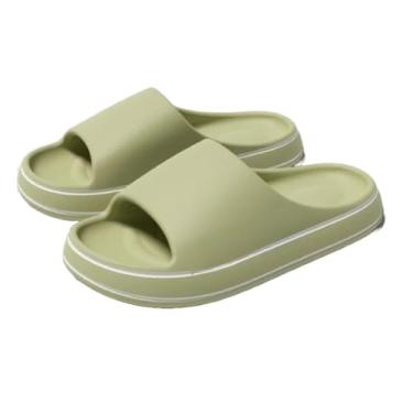 Imagem de Chinelo Nuvem Unisex Super Macio Original Slide Retro Confort Confortável Ante Derrapante Stress Relaxa Para Os Pés Sensação De Massagem (37/38, Verde)