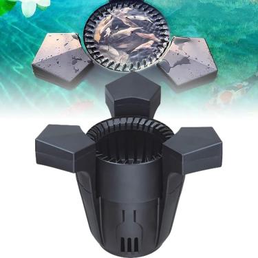 Imagem de Skimmer de lagoa flutuante, robô de skimmer de piscina, extrator de superfície de piscina, skimmer e clarificador, adsorção forte, skimmer flutuante de sucção para jardim de piscina de lago