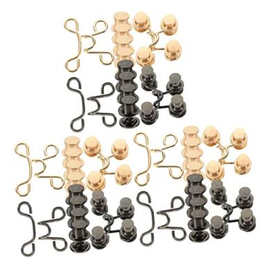 Imagem de VILLCASE 12 Conjuntos Botões De Cintura Contas Roxas Fivelas De Cintura De Calças Extensor De Fivela De Cintura Ajustável Calças Faça Você Mesmo Arte Grande Mudança Liga Jeans