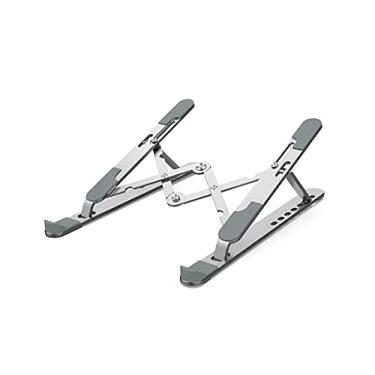 Imagem de Base Suporte Aluminio Ergonômico P/Notebook, netbook e Tablet Dobravel