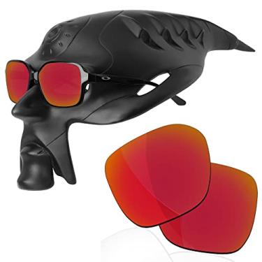 Imagem de RockShell Lentes polarizadas de substituição para óculos de sol Oakley Proxy OO9312 - vermelho vulcânico