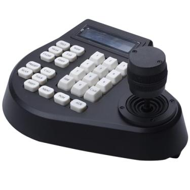 Imagem de EVERSECU Mini teclado analógico de câmera PTZ com joystick 4D, controlador de câmera PTZ Speed Dome com entrada RS485