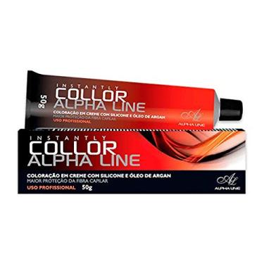 Imagem de Coloração Instantly Collor 55.62 Castanho Claro Vermelho Irisado 50g Alpha Line