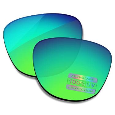 Imagem de Bowyer Lentes de reposição polarizadas para óculos de sol Oakley Frogskins XS OJ9006 - Espelho verde jade
