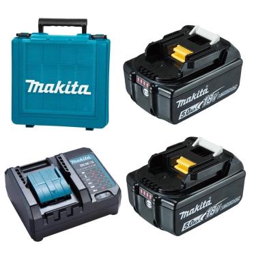 Imagem de KIT 2 Baterias BL1850B + Carregador DC18WC + Maleta - KITMAK1850B -  MAKITA 