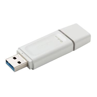 Imagem de Pendrive Kingston Exodia 64gb Usb 3.2 - Branco (kc-u2g64-5r)