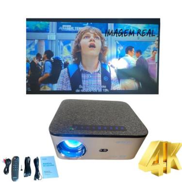 Imagem de Mini Projetor Portátil Com Foco A Laser 4K 1G De Ram 8G De Armazenamen