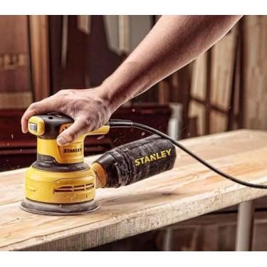 Imagem de Lixadeira Prof Roto Orbital Bomder  Ss30 Amarela 300w 127v - STANLEY