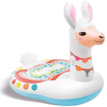 Imagem de Colchão Inflável para Piscina Ilha Lhama Mega - INTEX, Colorido