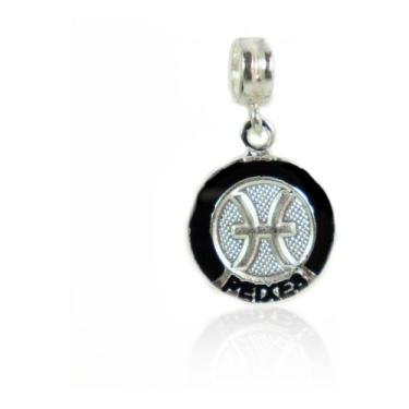 Imagem de Berloque Charm Signo Zodiaco Prata Legitima 925 - Lojas La&Ny, 2, Prat