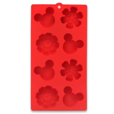Imagem de Molde de silicone Disney Mickey Mouse e floco de neve para cozinha – para doces, chocolates, cubos de gelo e muito mais