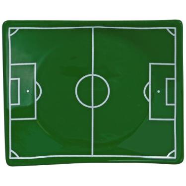Imagem de Prato Raso/Travessa de Cerâmica Campo de Futebol 26 x 3cm - Unid. - Sc