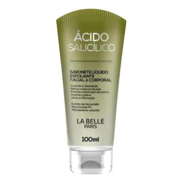 Imagem de Sabonete esfoliante facial e corporal acido salicilico 100ml - LA BELL