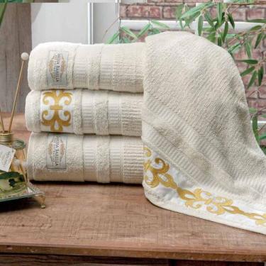 Imagem de Jogo de Banho Elizabeth Branco 04 Peças - Bordados Ricardo