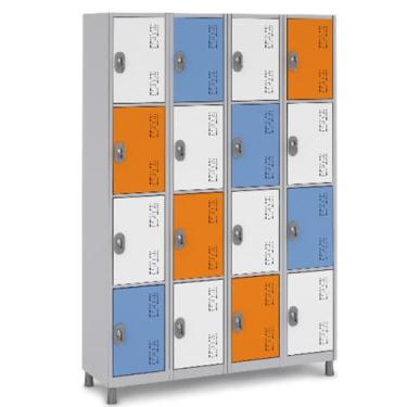 Imagem de Armário Multiuso de Aço 16 Portas Vários Ambientes Guarda Volumes - W3