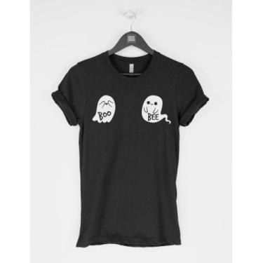 Imagem de Camisa Feminina Fantasma Do Halloween Baby Look Boo Bee - SEMPRENALUTA
