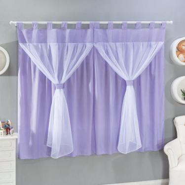 Imagem de Cortina 2 Metros Para Quarto Infantil e Adulto Voil Slim - Beatriz Bab