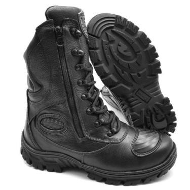 Imagem de Coturno S.w.a.t. Tático Bmbrasil Ziper 5180/01 Preto, 43