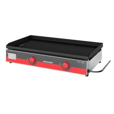 Imagem de Chapa Bifeiteira Elétrica Light Metalcubas CBE800L Área 80X52,5Cm 220V