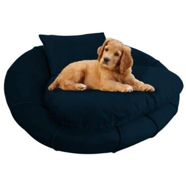 Imagem de Caminha Casinha Mini Poltrona Para Cachorro Pet Cloe Azul - Larbelle M