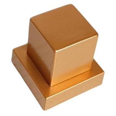 Imagem de Acabamento Quadrado Registro Padrão Deca Volante ABS Rosê - Montelar A