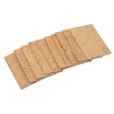 Imagem de 10 peças Yootones Saxofone Pescoço Cortiça, Sax Pescoço Articulação Cortiça Instrumentos Acessórios Compatível com Saxofone Alto/Soprano/Tenor