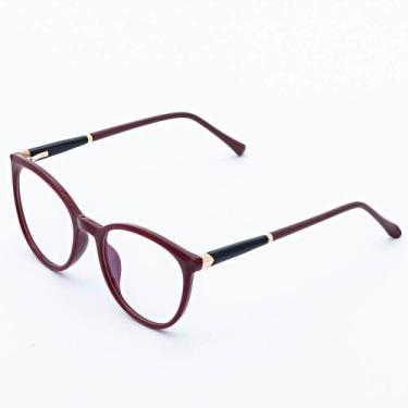 Imagem de Armação Óculos de Grau Feminina Acetato Redonda Kira- Óculos Sunrise, 