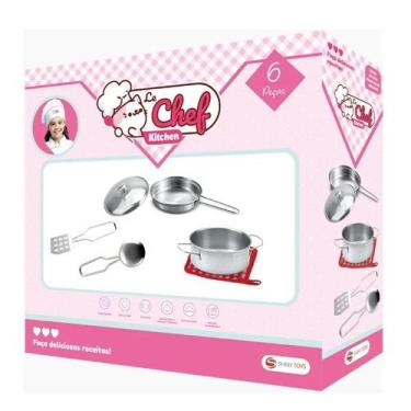 Imagem de Jogo Panelinha Infantil 6 Peças SHINY TOYS