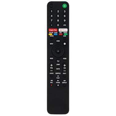 Imagem de Controle remoto infravermelho de substituição RMF-TX600U compatível com Sony Smart TV XBR-65A9G XBR-85Z9G XBR-A9G XBR-850G XBR-55X950G XBR-950G XBR-Z9G XBR-65X950G BR-48A9S XBR-55A9G XBR-77 A9G