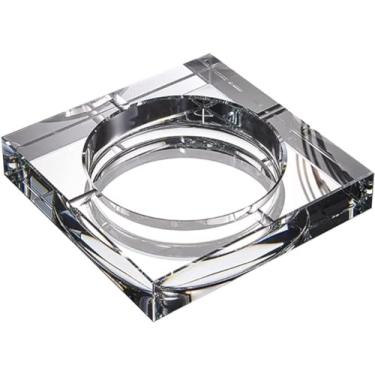 Imagem de Cinzeiro de aço inoxidável para piso, cinzeiro cilíndrico com trava, receptáculo de cigarro cromado, interior, exterior, pátio, cigarros, suporte de chão