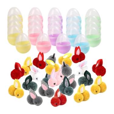 Imagem de shamjina Ovos de Páscoa recheáveis, decorações, caixas de embalagem de presente, ornamentos coloridos para sala de aula, recompensas, festa, sacolas de, 24 PeÇas