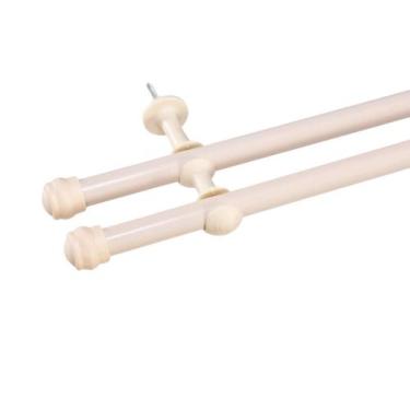 Imagem de Varão Duplo para Cortina de 3 Metros Espessura 19mm - Ouro Velho - Bor